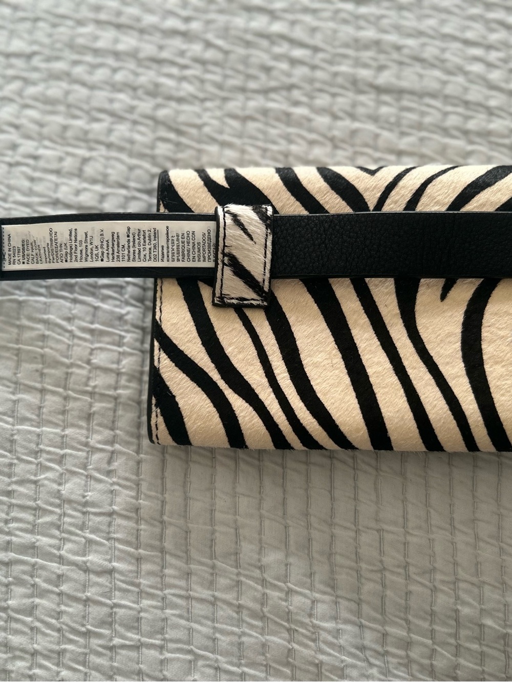 Banana Republic Zebra Haircalf Leather Belt Bag - Picture 6 of 10
